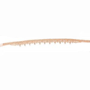 Rose Gold Dress Sash with Ribbon Tie Back (B2G1FREE)